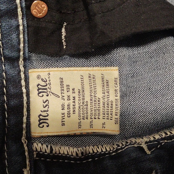 Miss Me Women's Bootcut Jeans Size 26W x 34L - Picture 8 of 8